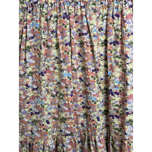 Scotch & Soda Strappy Seersucker Maxi Floral Dress Sz Small New - Picture 6 of 9
